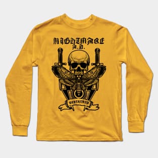 NIGHTMARE A.D. "Deathtrip" (For Lighter Colour Shirts) Long Sleeve T-Shirt